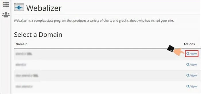 cpanel Webalizer