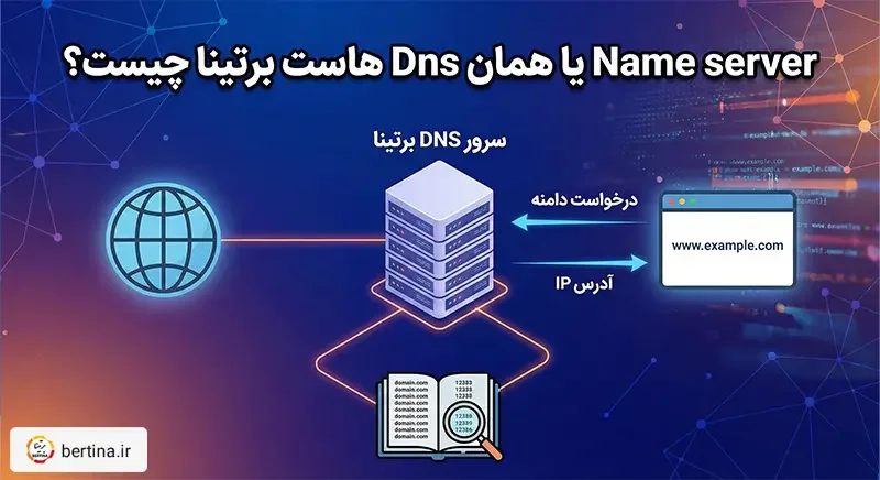 تنظیمات نیم سرور در پنل مدیریت برتینا